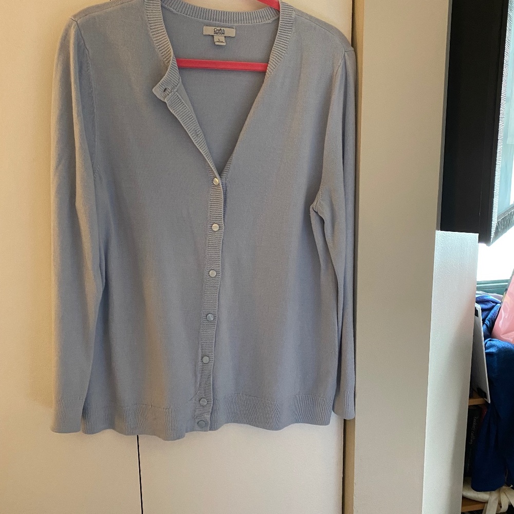 Light Blue Button up Cardigan